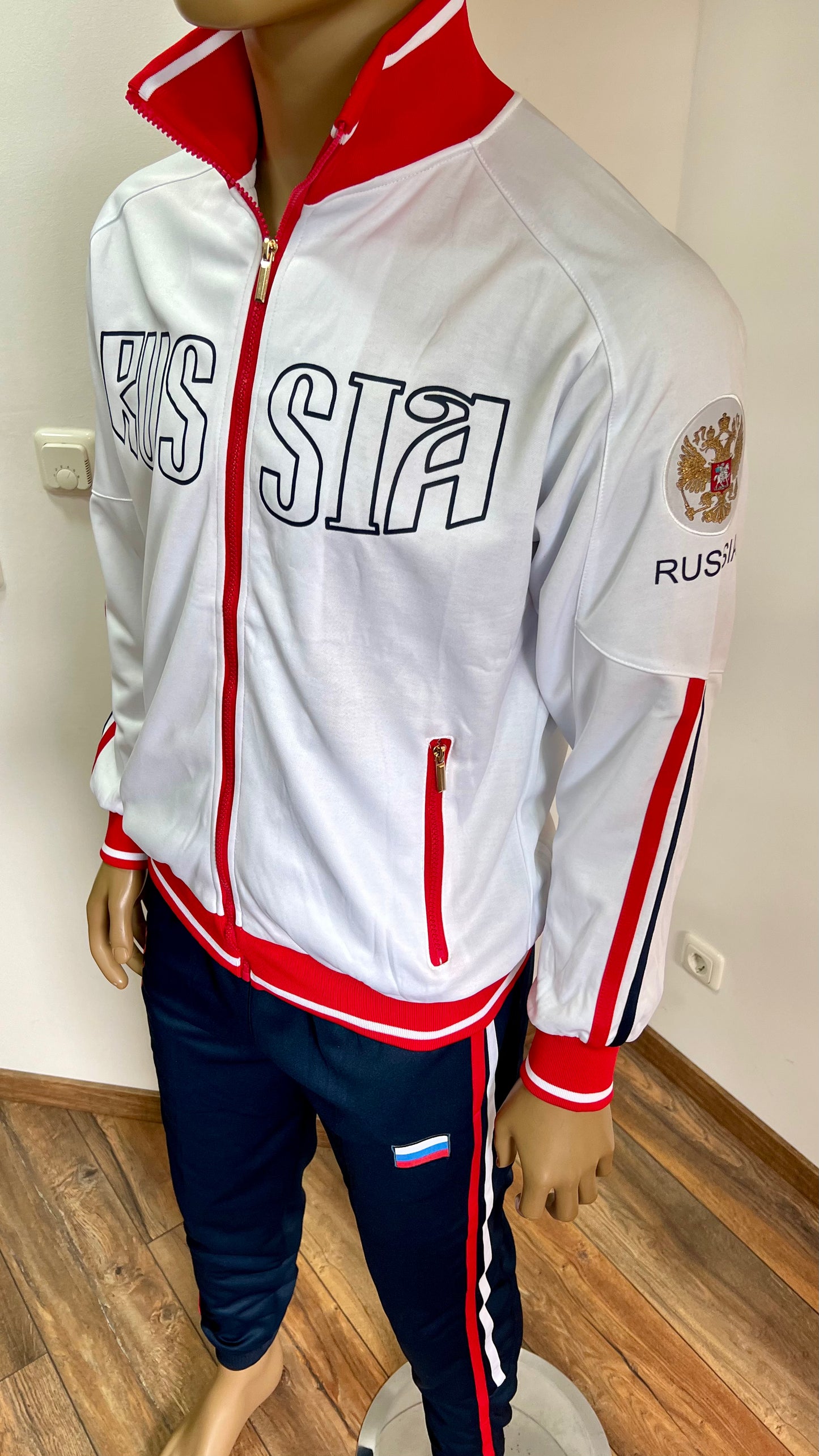 Forward Sport-Trainings Anzug *ADLER* Weiß/Blau