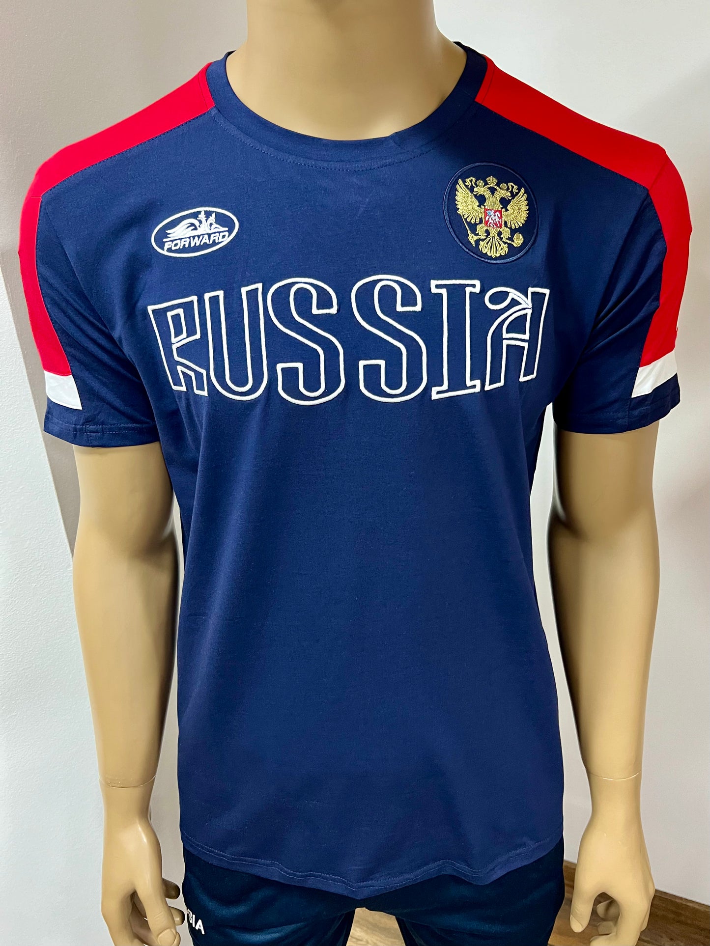 FORWARD T-Shirt blau/rot mit Wappen