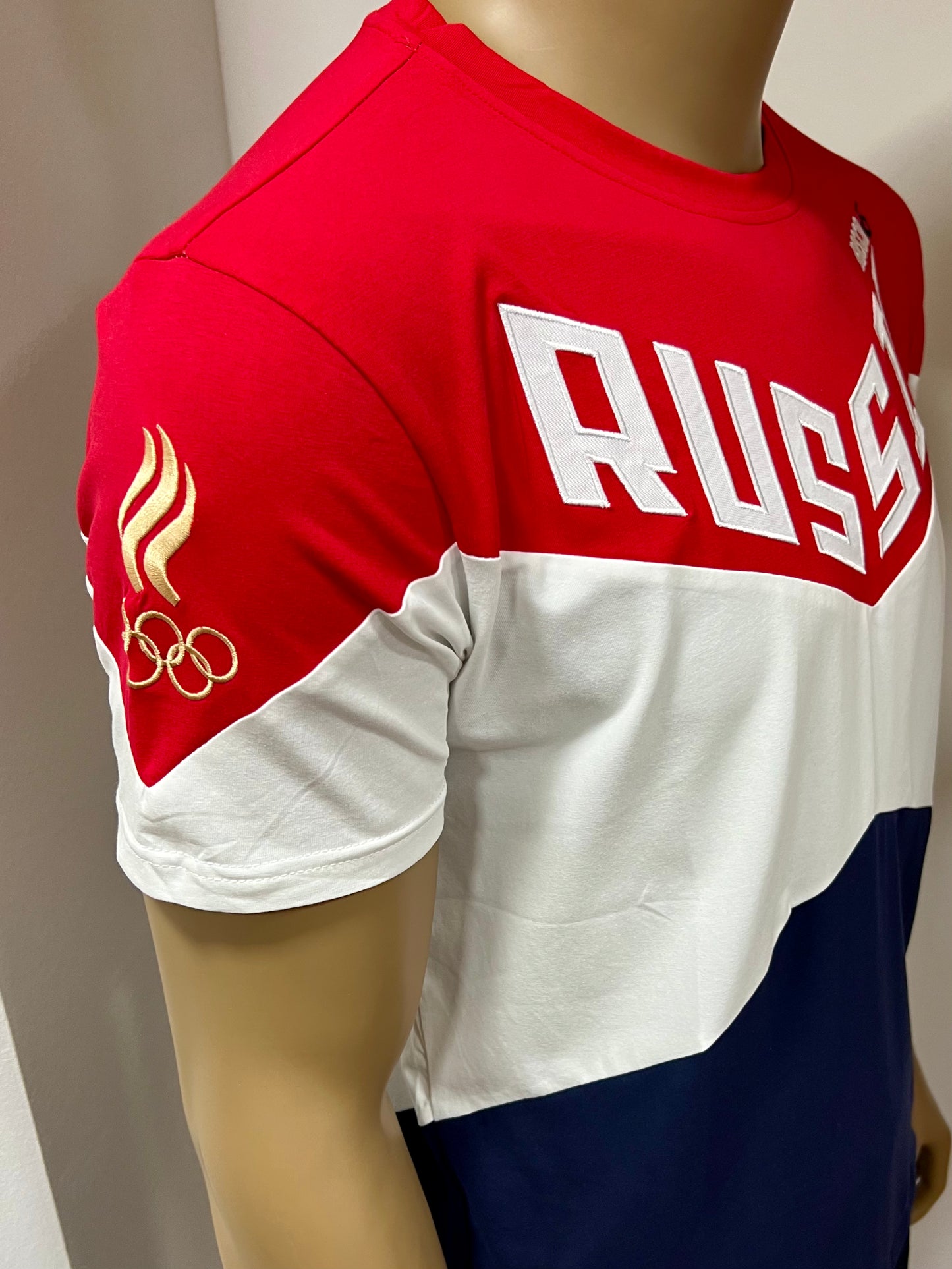 BOSCO-SPORT T-Shirt "RUSSIA" Weiß/Rot 001