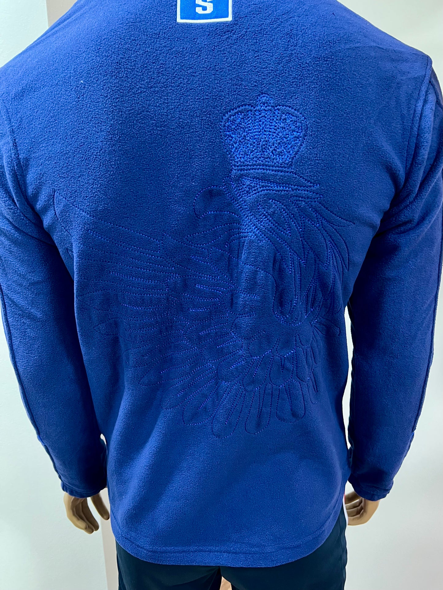 FORWARD Fleece Sport-Trainings Kapuzen-Jacke *RUSSIA* Blau