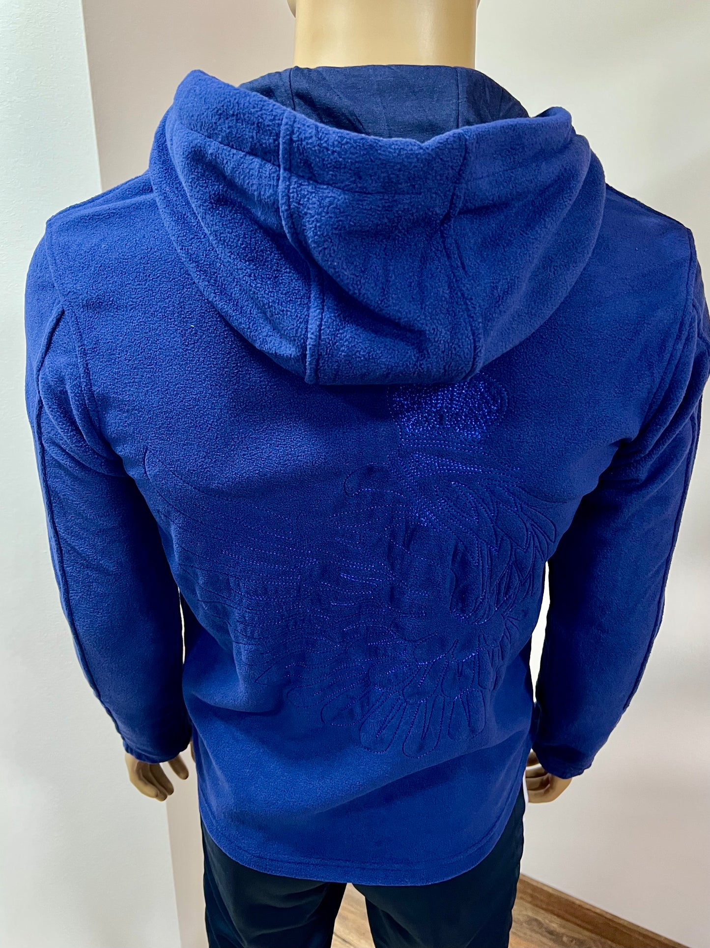 FORWARD Fleece Sport-Trainings Kapuzen-Jacke *RUSSIA* Blau