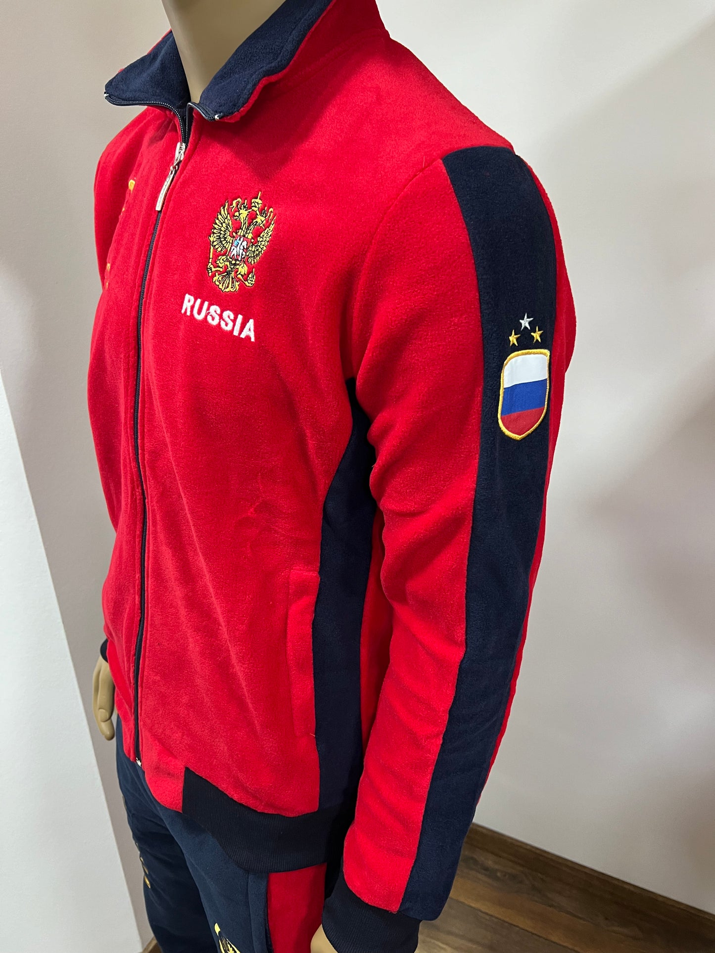 WRESTLING TEAM "RUSSIA" Unisex Trainingsanzug ROT/BLAU