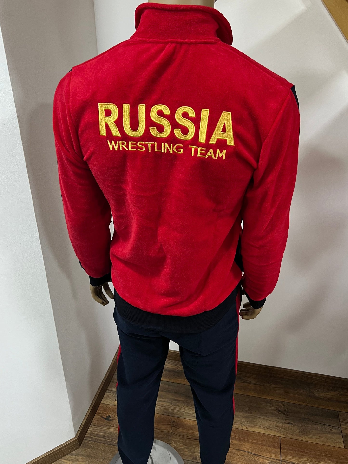 WRESTLING TEAM "RUSSIA" Unisex Trainingsanzug ROT/BLAU
