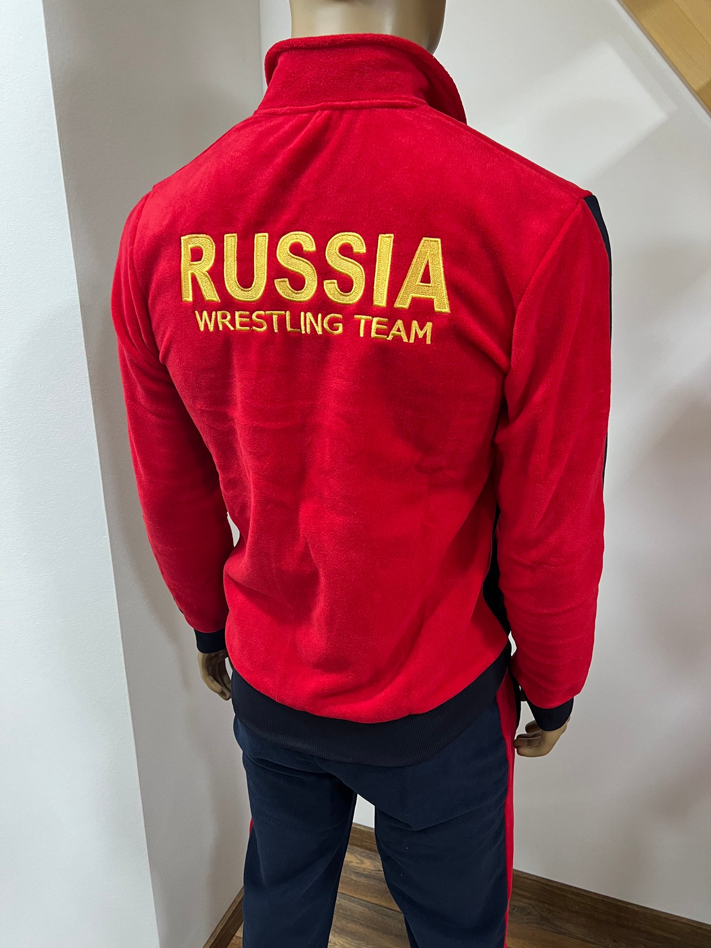WRESTLING TEAM "RUSSIA" Unisex Trainingsanzug ROT/BLAU