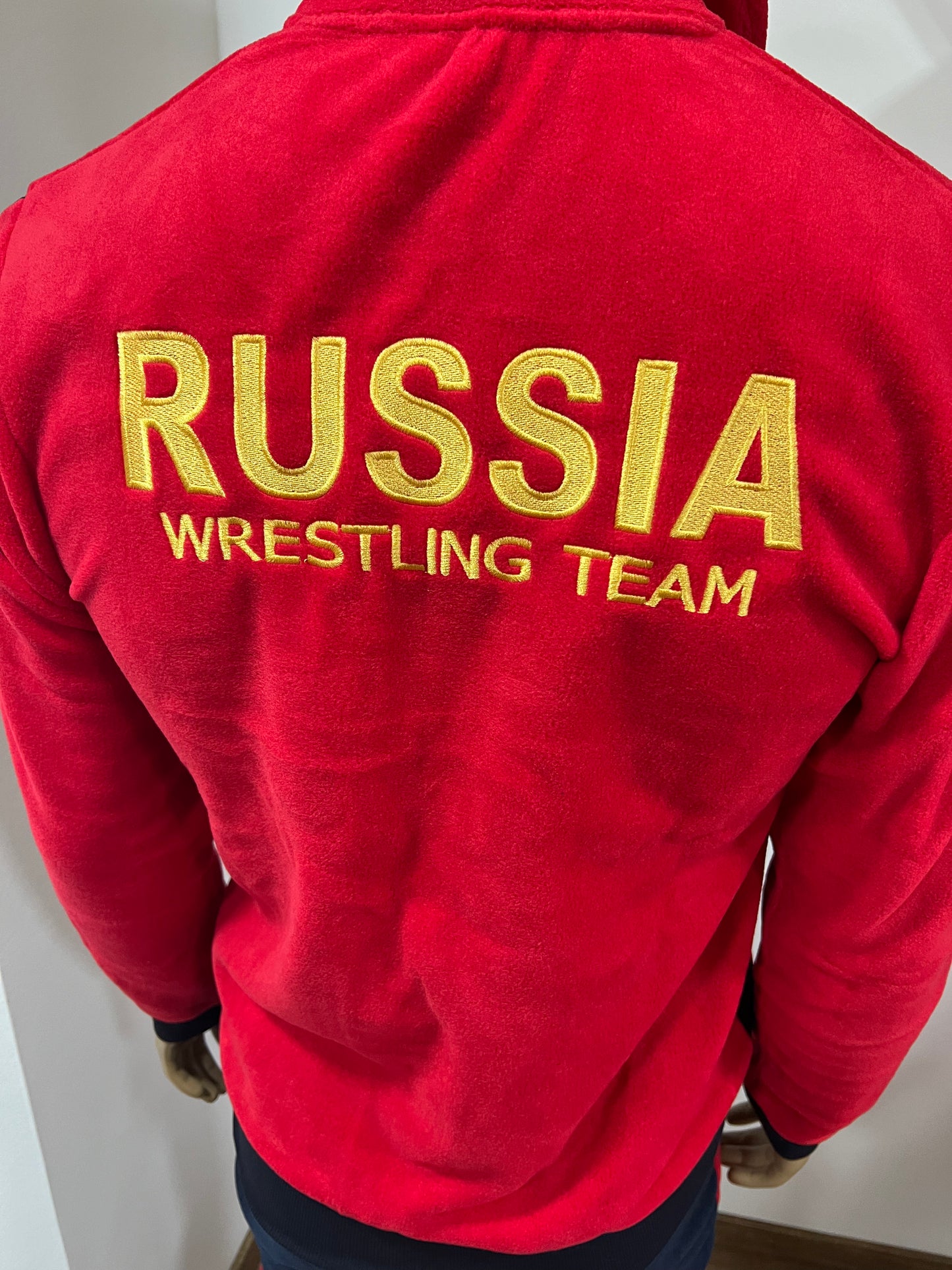WRESTLING TEAM "RUSSIA" Unisex Trainingsanzug ROT/BLAU
