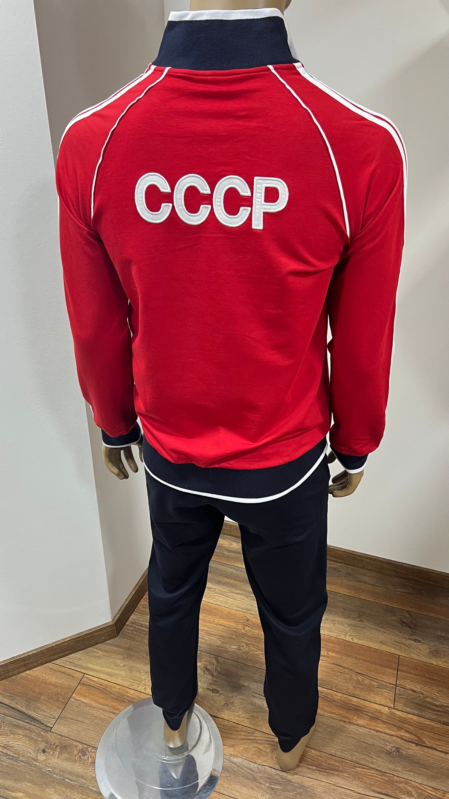 RUSSIA-CCCP-UDSSR "СЛОВО ПАЦАНА" Trainingsanzug Rot/Blau