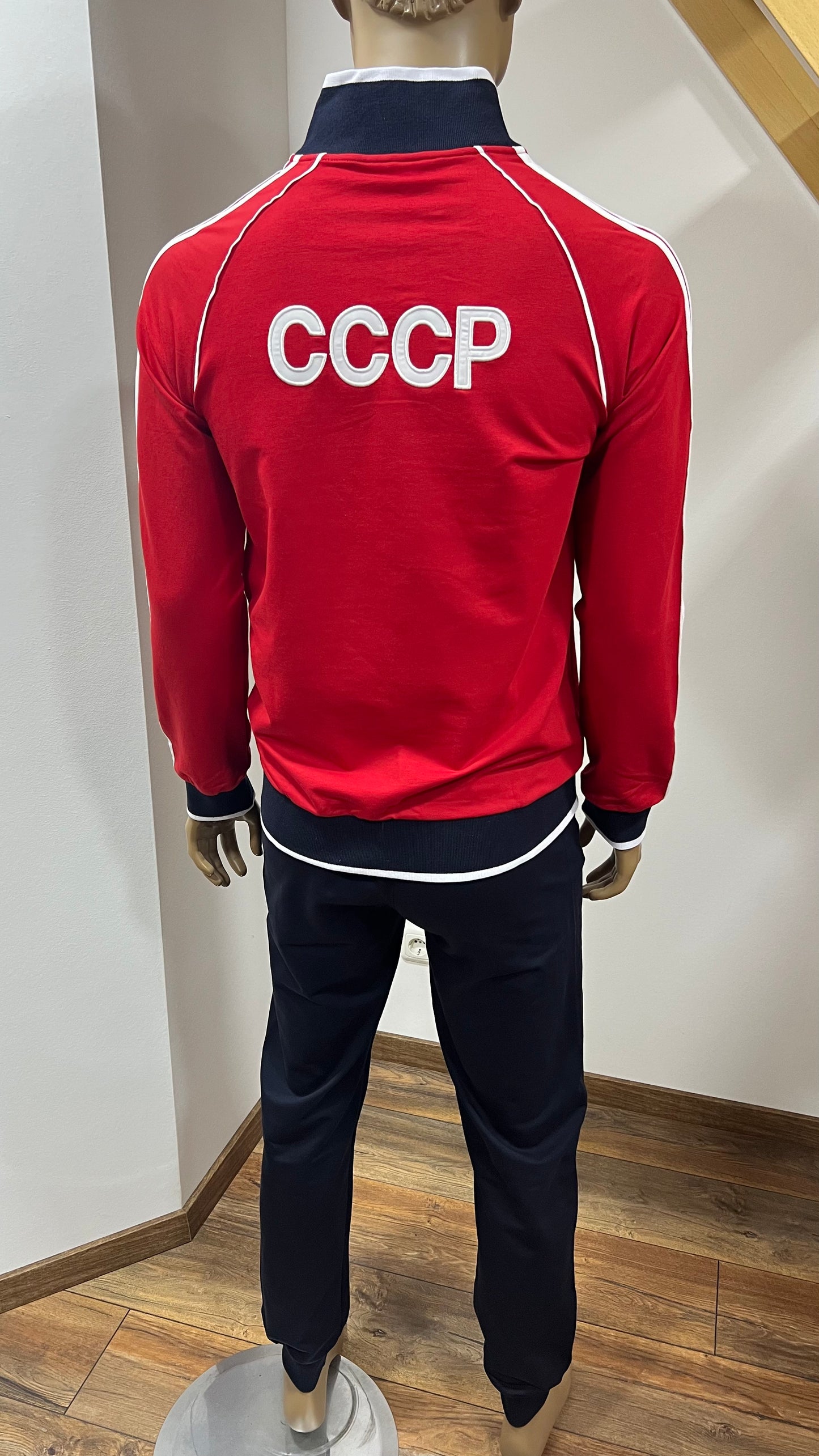 RUSSIA-CCCP-UDSSR "СЛОВО ПАЦАНА" Trainingsanzug Rot/Blau