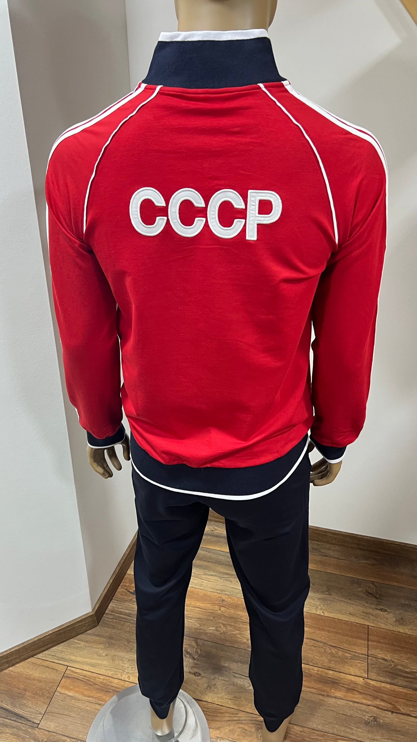 RUSSIA-CCCP-UDSSR "СЛОВО ПАЦАНА" Trainingsanzug Rot/Blau