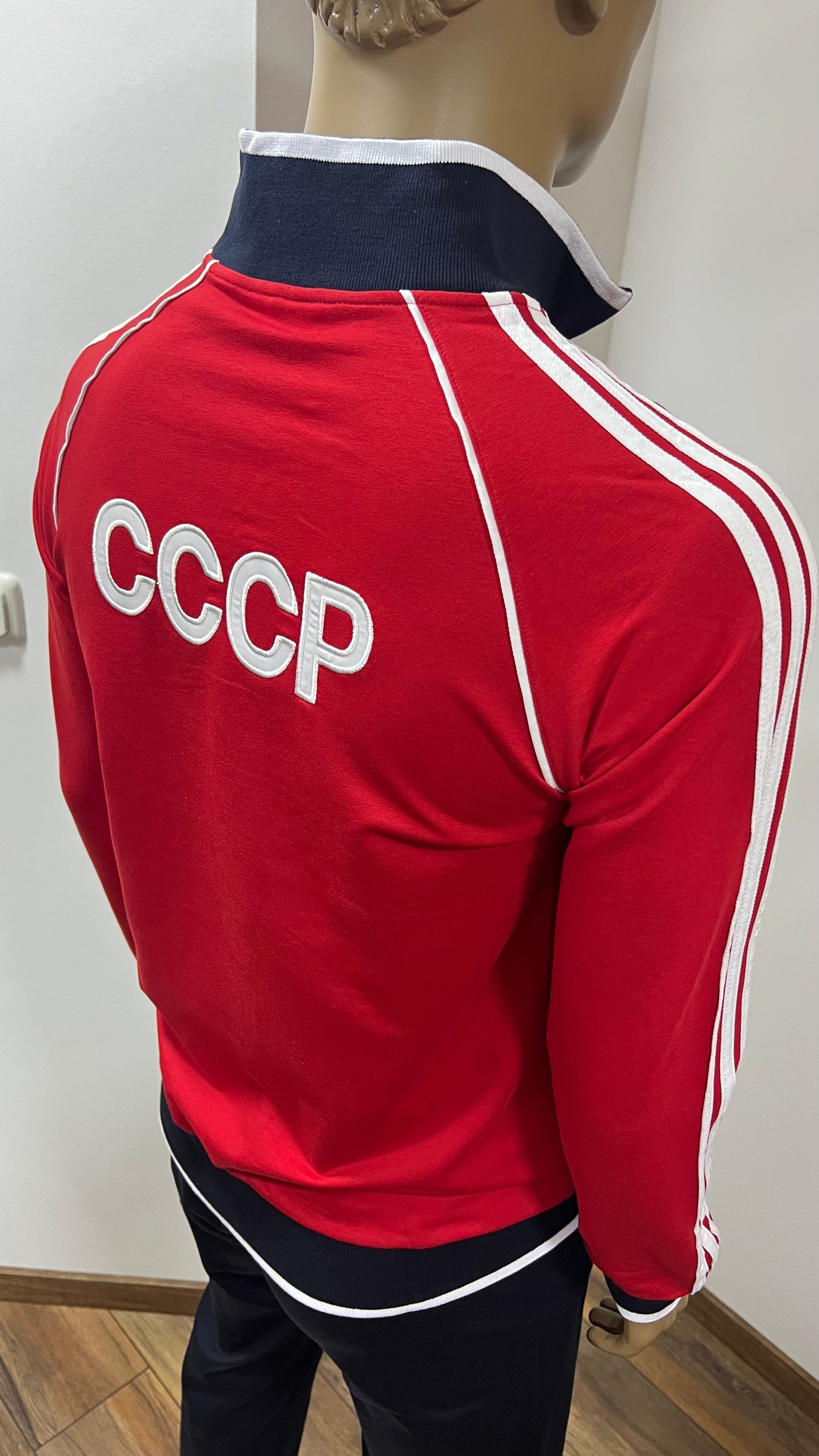 RUSSIA-CCCP-UDSSR "СЛОВО ПАЦАНА" Trainingsanzug Rot/Blau