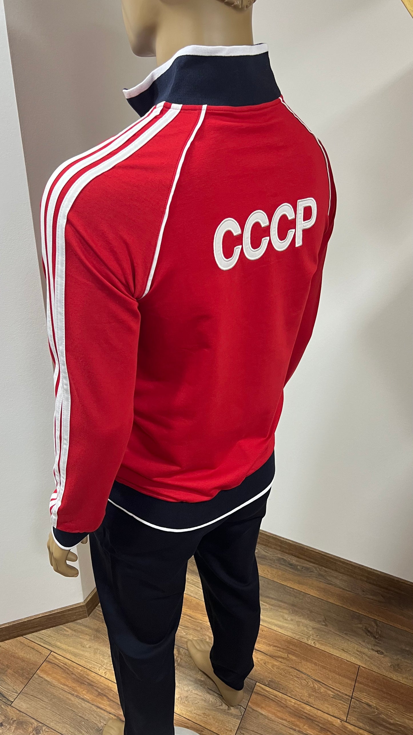 RUSSIA-CCCP-UDSSR "СЛОВО ПАЦАНА" Trainingsanzug Rot/Blau