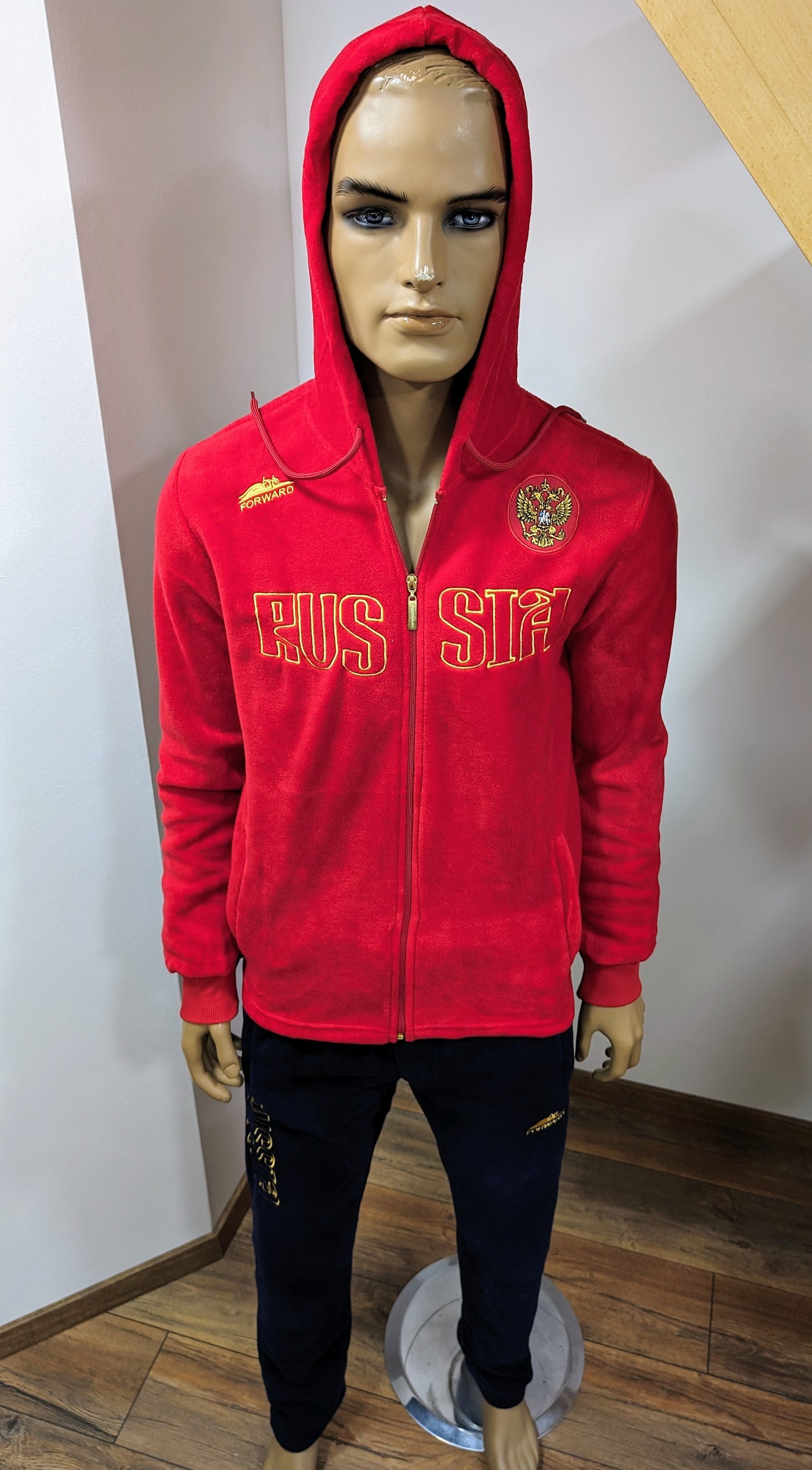 FORWARD TEAM "RUSSIA" Fleece Unisex Trainingsanzug ROT