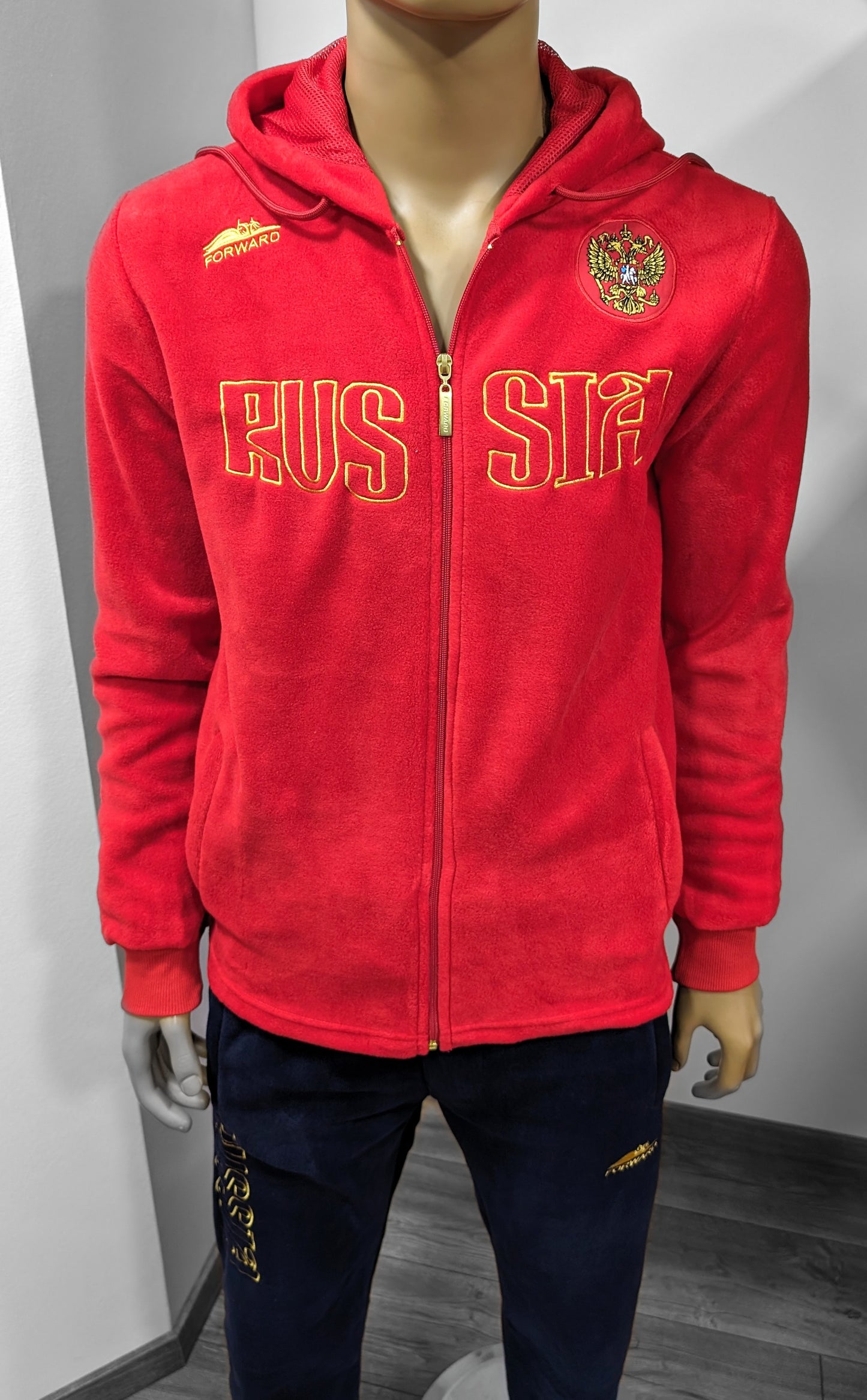 FORWARD TEAM "RUSSIA" Fleece Unisex Trainingsanzug ROT