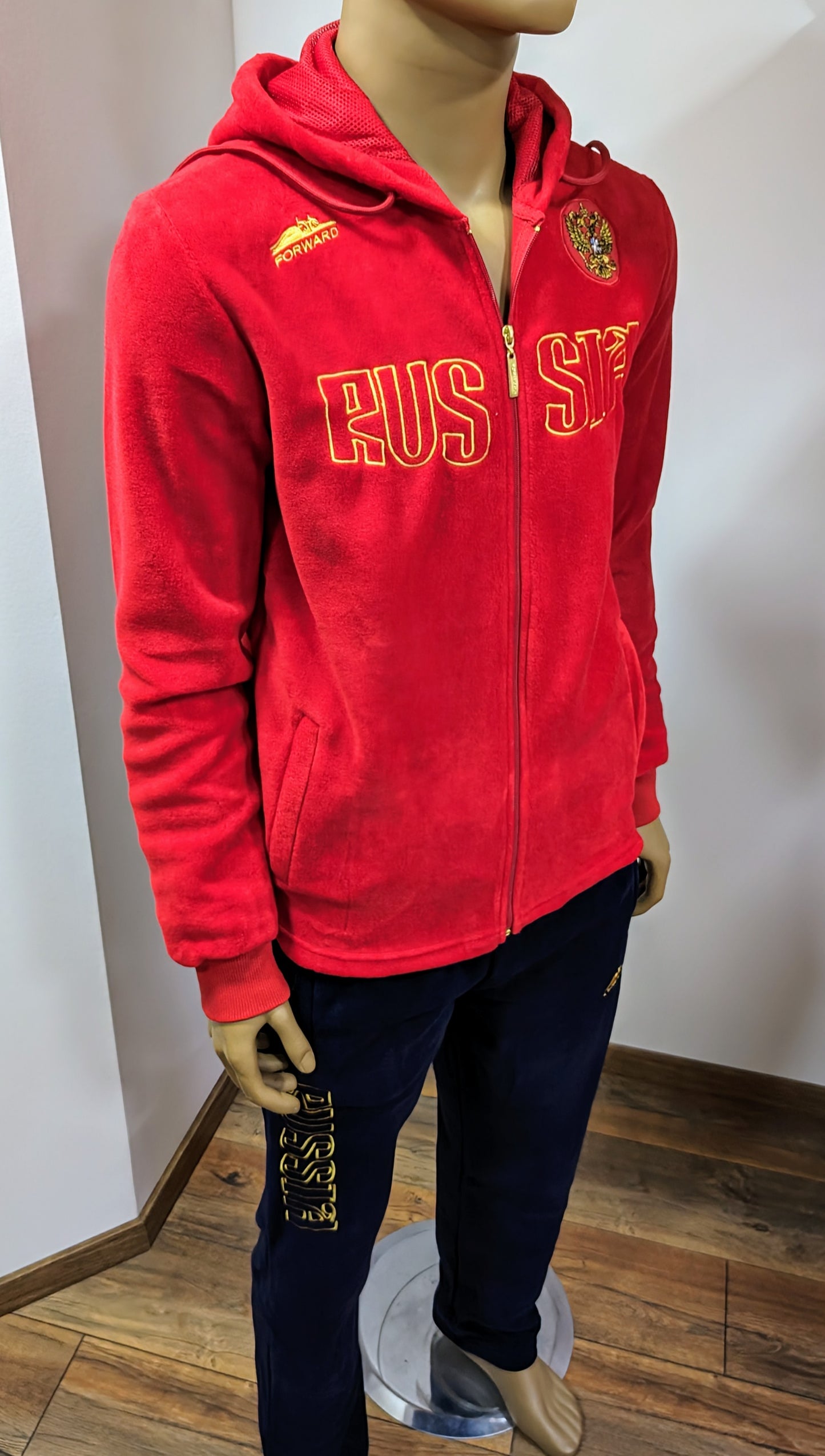 FORWARD TEAM "RUSSIA" Fleece Unisex Trainingsanzug ROT