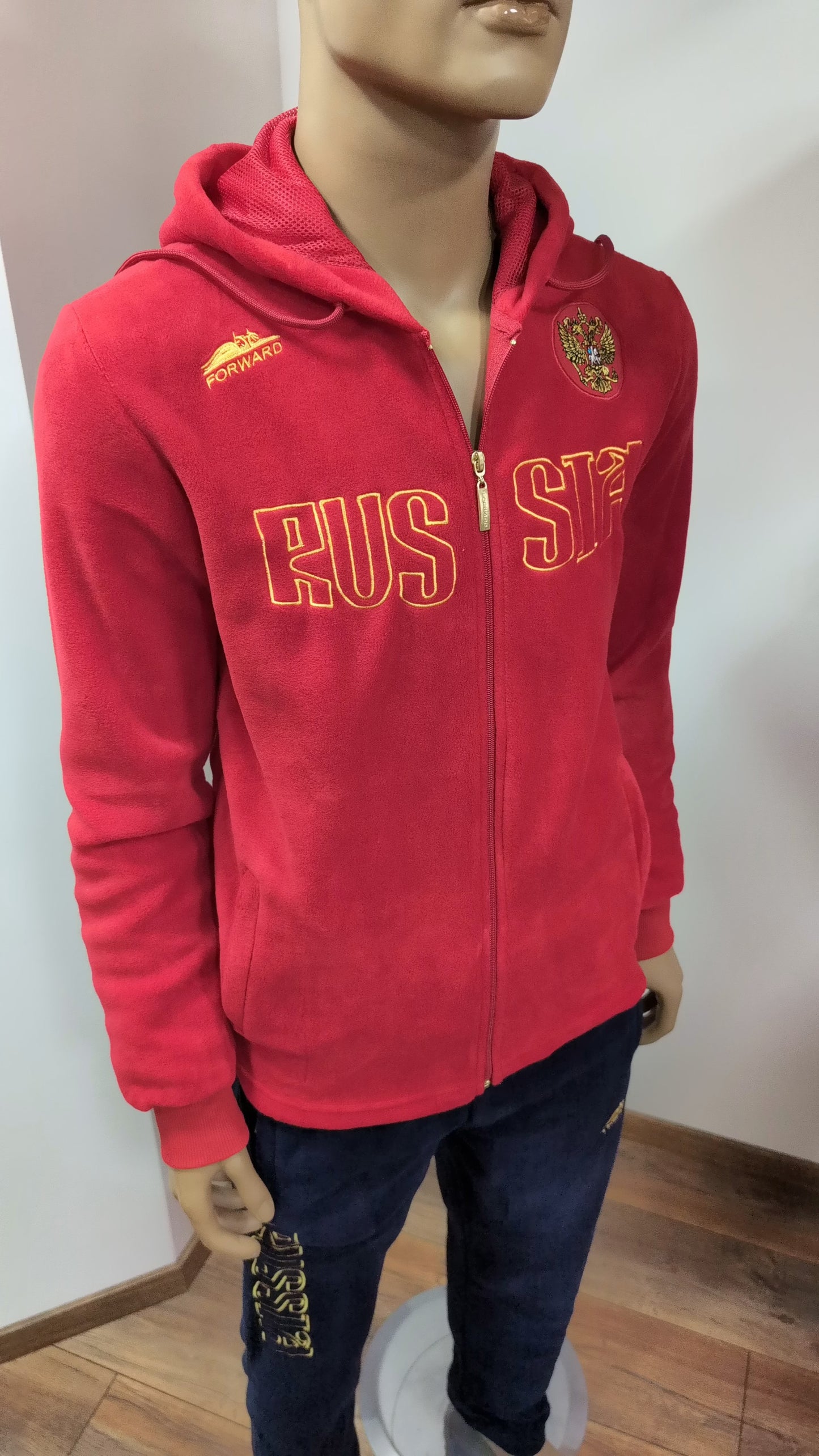 FORWARD TEAM "RUSSIA" Fleece Unisex Trainingsanzug ROT