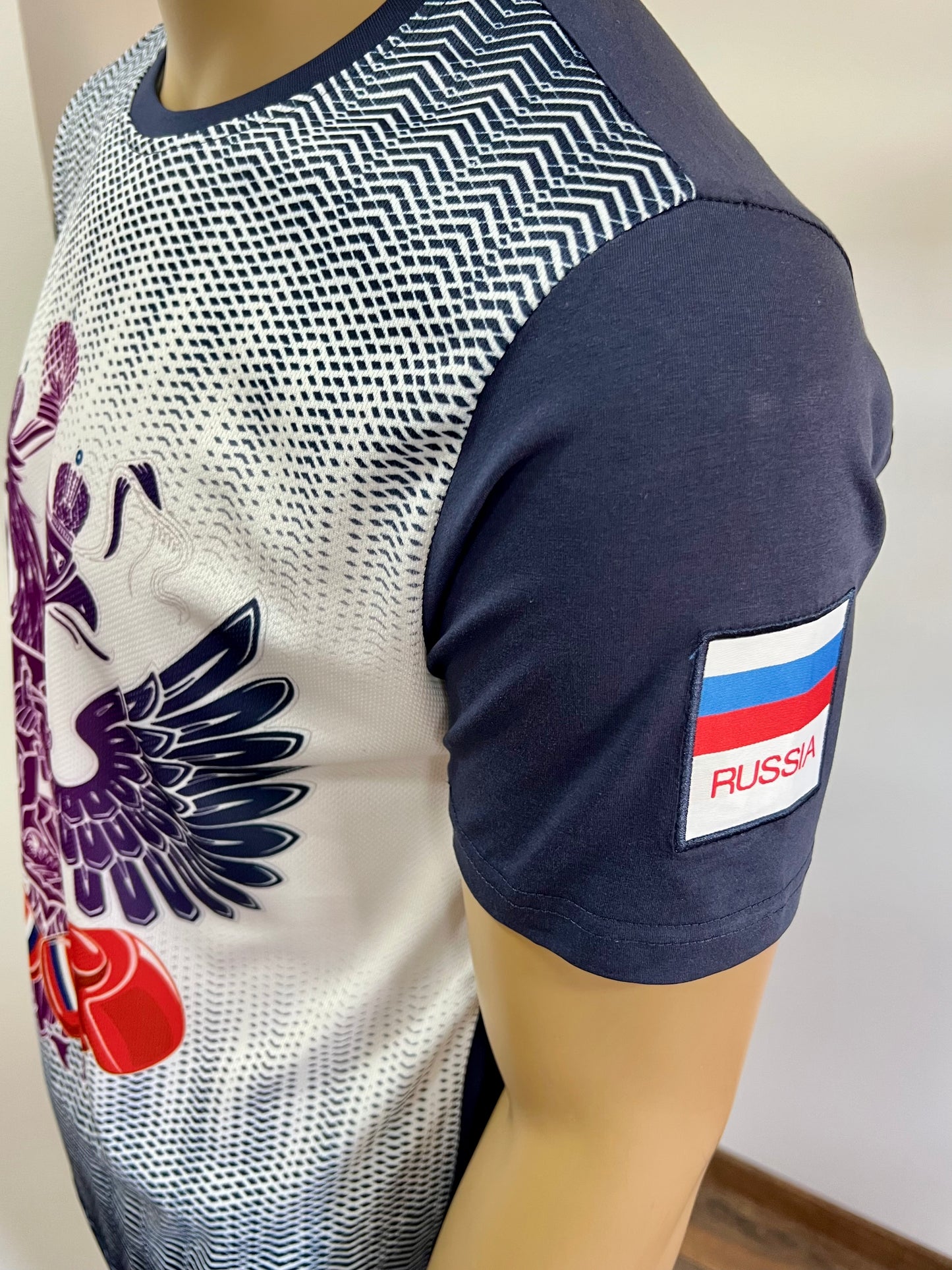 FORWARD "BOX FEDERATION" T-Shirt mit Wappen, Blau