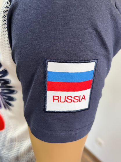 FORWARD "BOX FEDERATION" T-Shirt mit Wappen, Blau