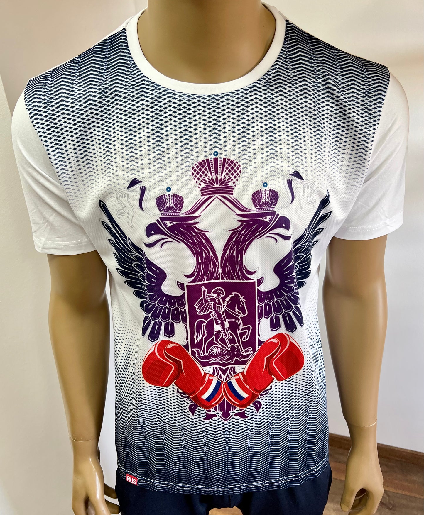 FORWARD "BOX FEDERATION" T-Shirt mit Wappen, Weiß