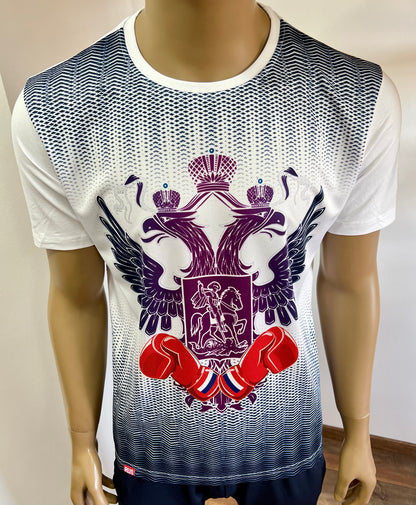 FORWARD "BOX FEDERATION" T-Shirt mit Wappen, Weiß