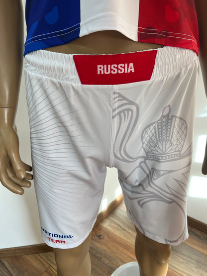 UFC MMA Team •RUSSIA• Set (T-Shirt+Shorts) Weiß