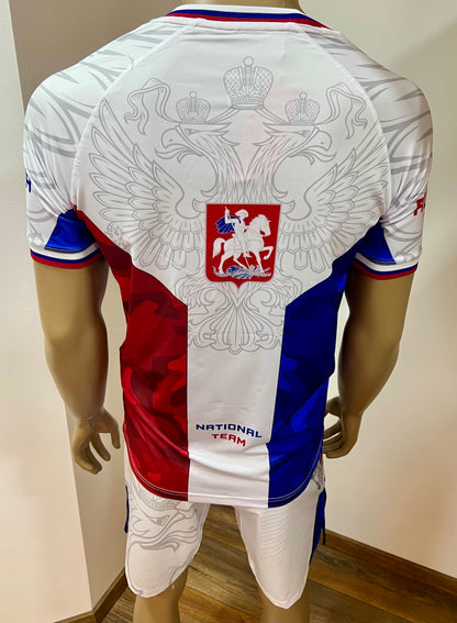 UFC MMA Team •RUSSIA• Set (T-Shirt+Shorts) Weiß