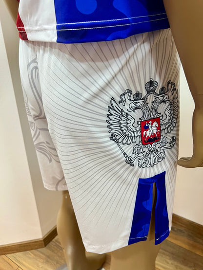 UFC MMA Team •RUSSIA• Set (T-Shirt+Shorts) Weiß
