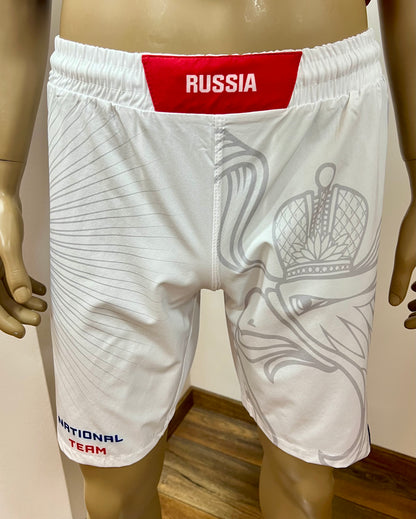 UFC MMA Team •RUSSIA• Set (T-Shirt+Shorts) Weiß