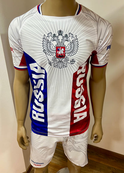 UFC MMA Team •RUSSIA• Set (T-Shirt+Shorts) Weiß
