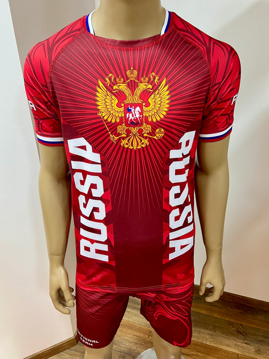 UFC MMA Team •RUSSIA• Set (T-Shirt+Shorts) Rot