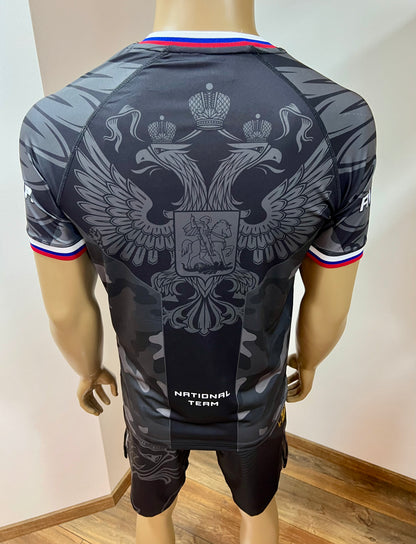 UFC MMA Team •RUSSIA• Set (T-Shirt+Shorts) Schwarz