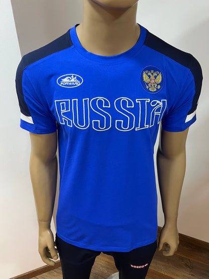 FORWARD T-Shirt blau mit Wappen