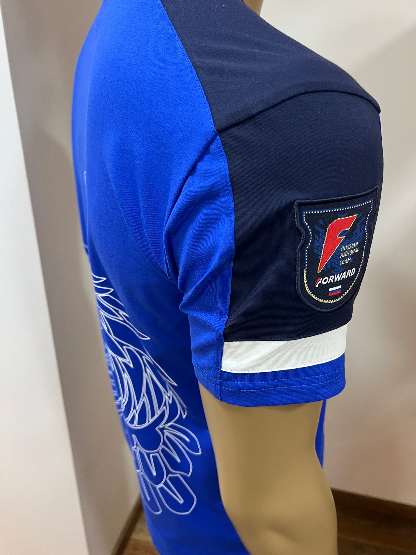 FORWARD T-Shirt blau mit Wappen