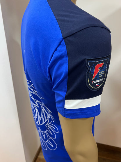 FORWARD T-Shirt blau mit Wappen