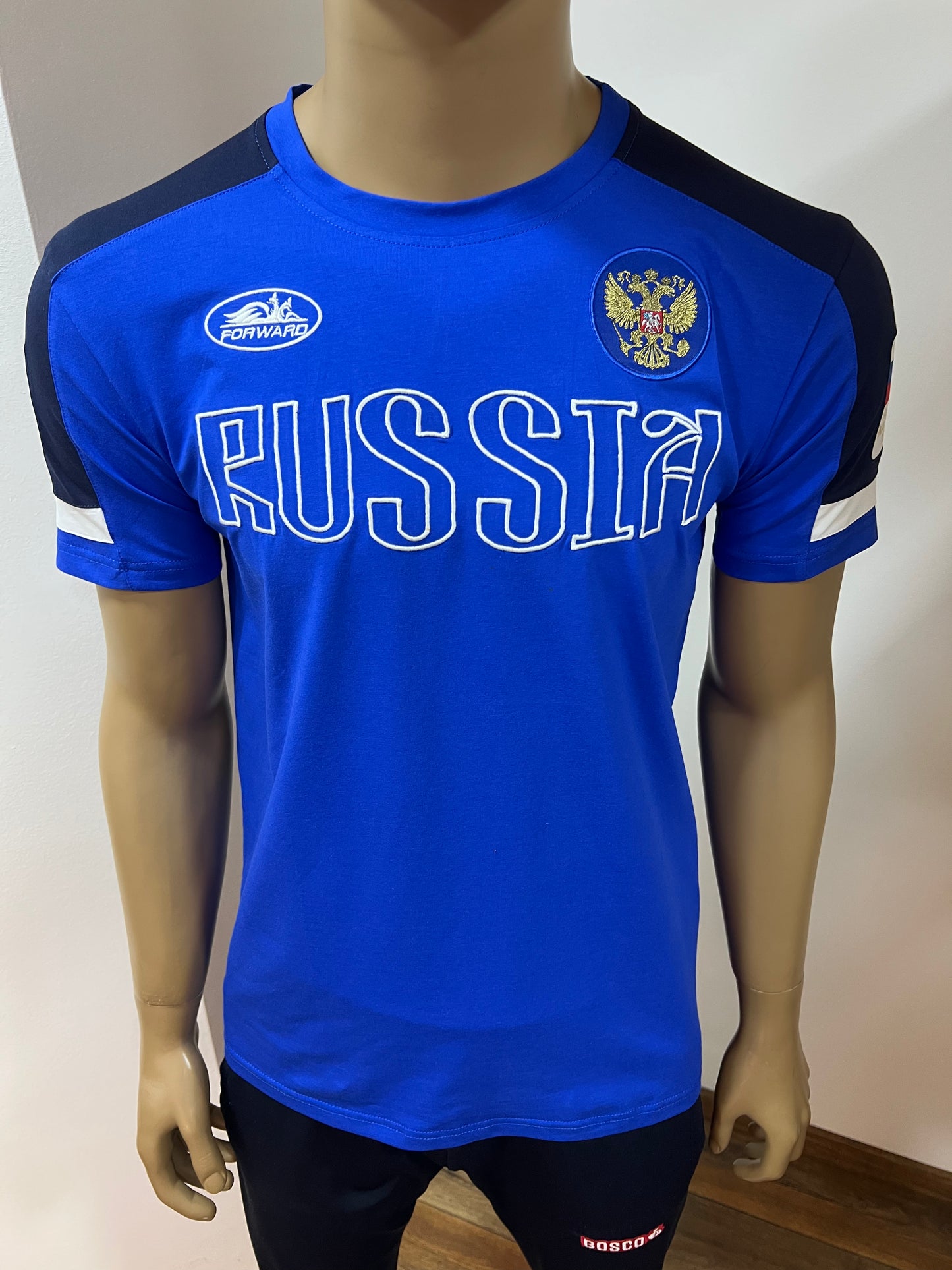 FORWARD T-Shirt blau mit Wappen