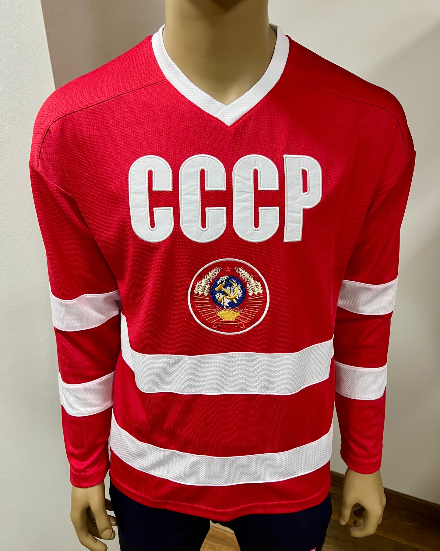 CCCP-UDSSR Langarm Shirt  "oversize" ROT, Длиный рукав