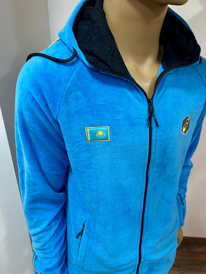 ASICS "KASACHSTAN" Olympic Team Unisex Trainingsanzug aus Fleece