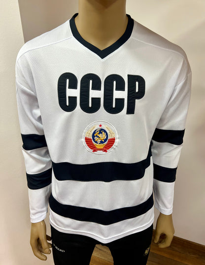 CCCP-UDSSR Langarm Shirt  "oversize" Weiß Длиный рукав
