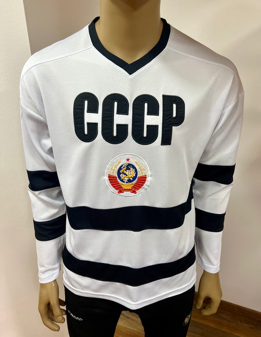 CCCP-UDSSR Langarm Shirt  "oversize" Weiß Длиный рукав