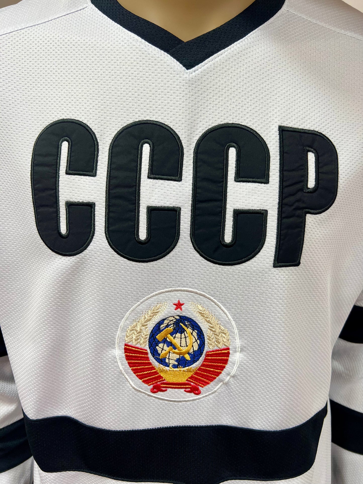 CCCP-UDSSR Langarm Shirt  "oversize" Weiß Длиный рукав