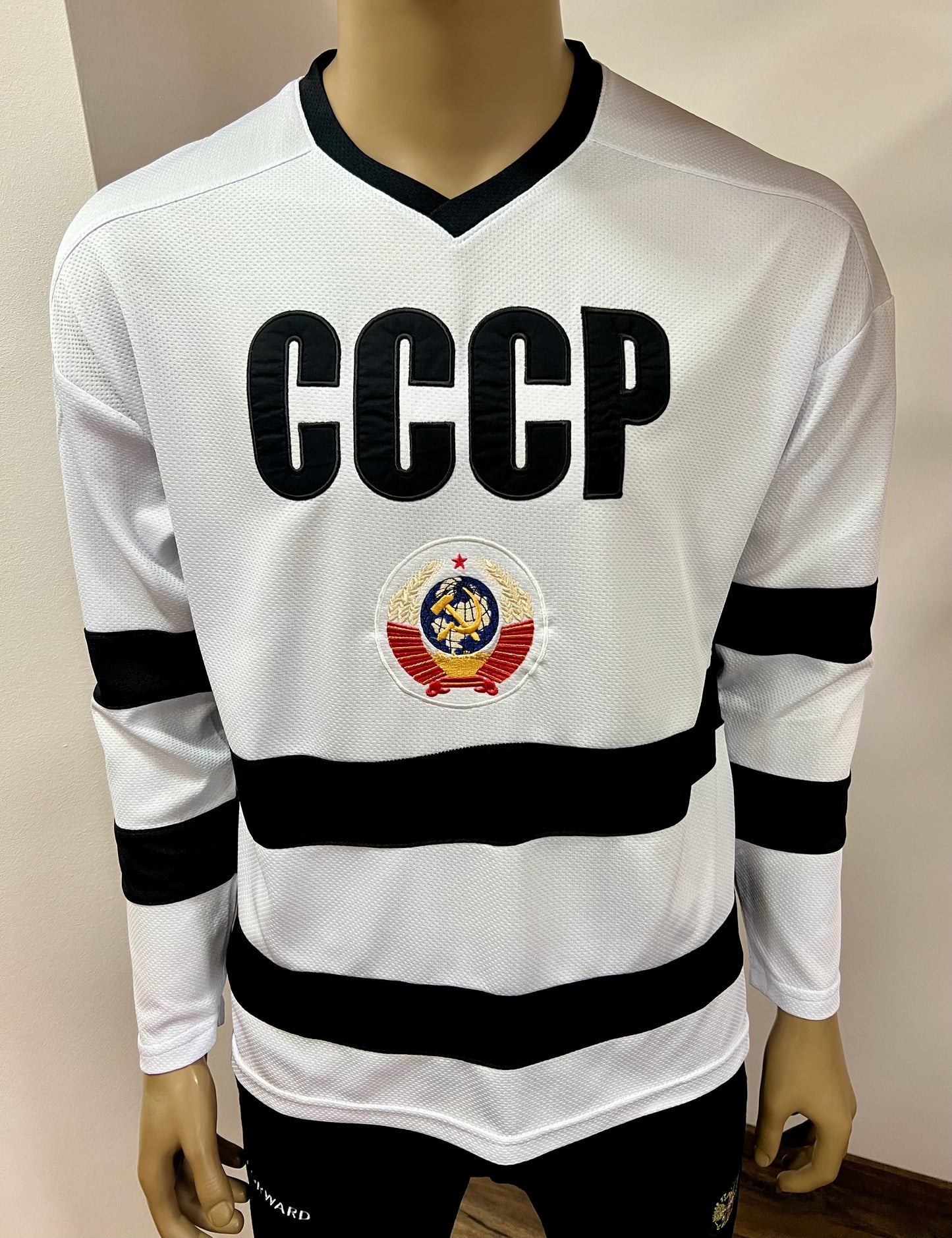 CCCP-UDSSR Langarm Shirt  "oversize" Weiß Длиный рукав