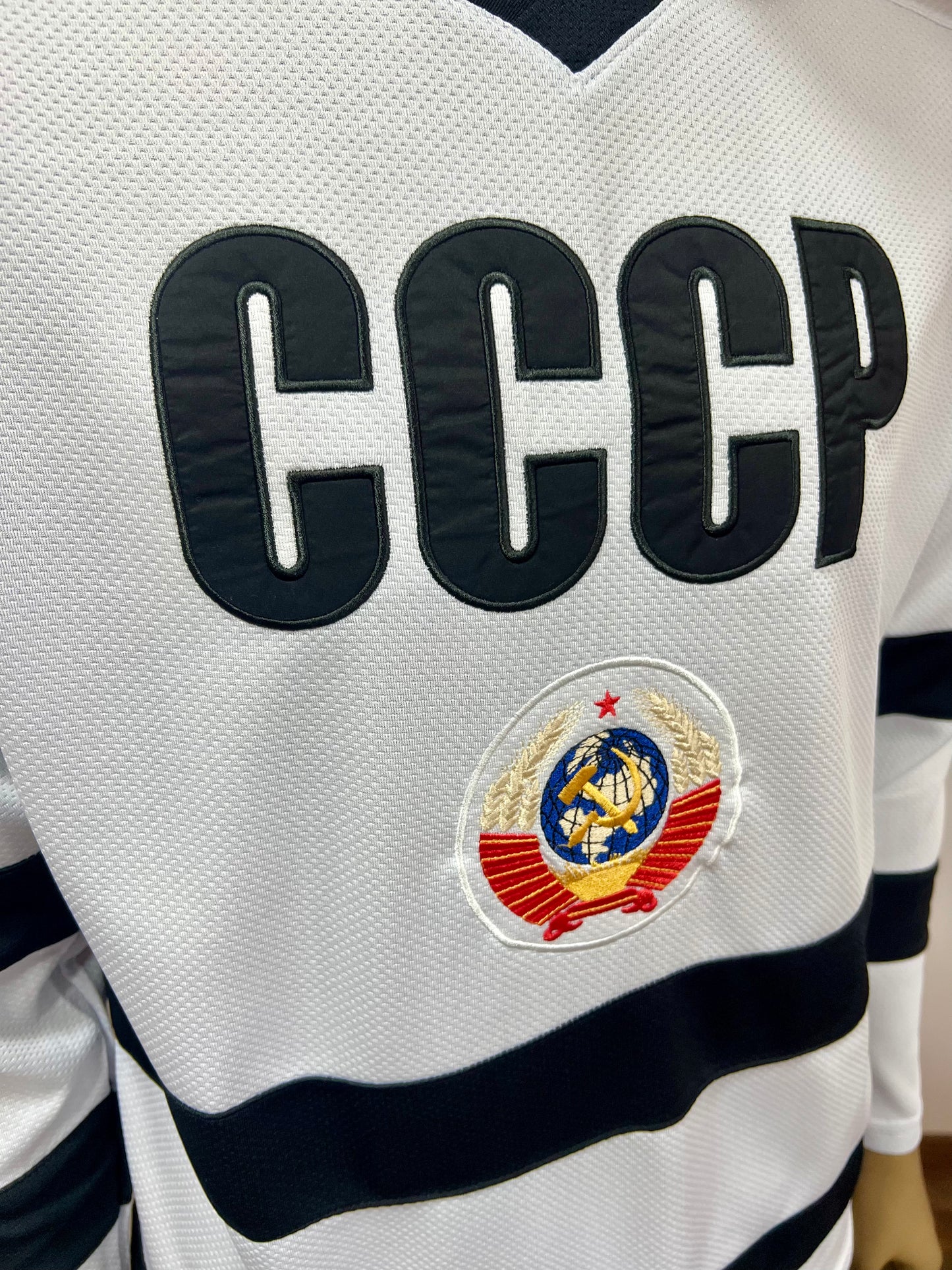 CCCP-UDSSR Langarm Shirt  "oversize" Weiß Длиный рукав