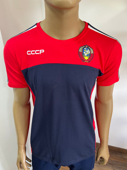 CCCP T-Shirt blau/rot