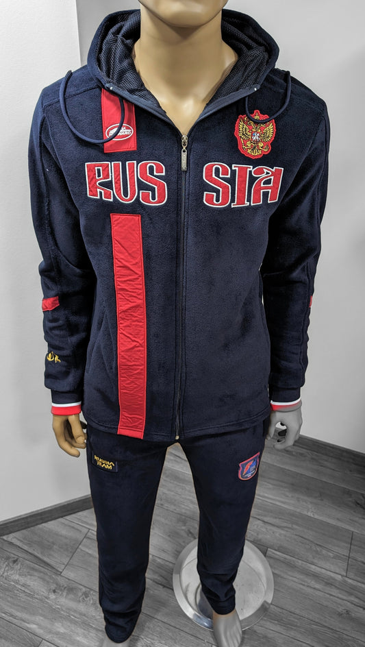 FORWARD TEAM "RUSSIA" Fleece Unisex Trainingsanzug BLAU/6292